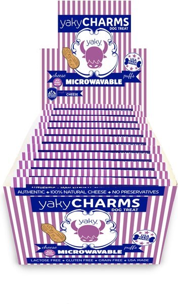 Himalayan Pet Supply yaky CHARMS Peanut Butter Dog Treats， 12 count