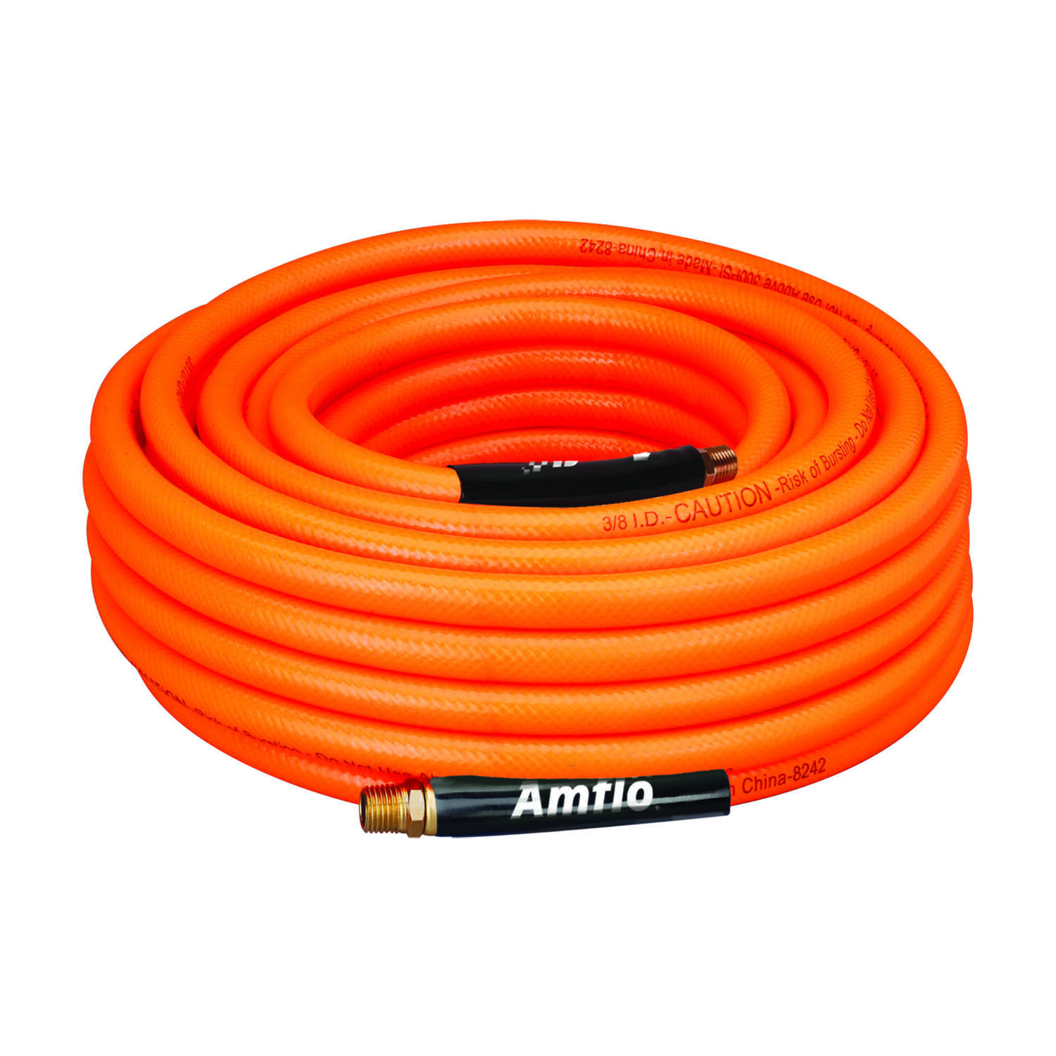 Amflo 50 ft. L X 3/8 in. D Polyvinyl Air Hose 300 psi Orange