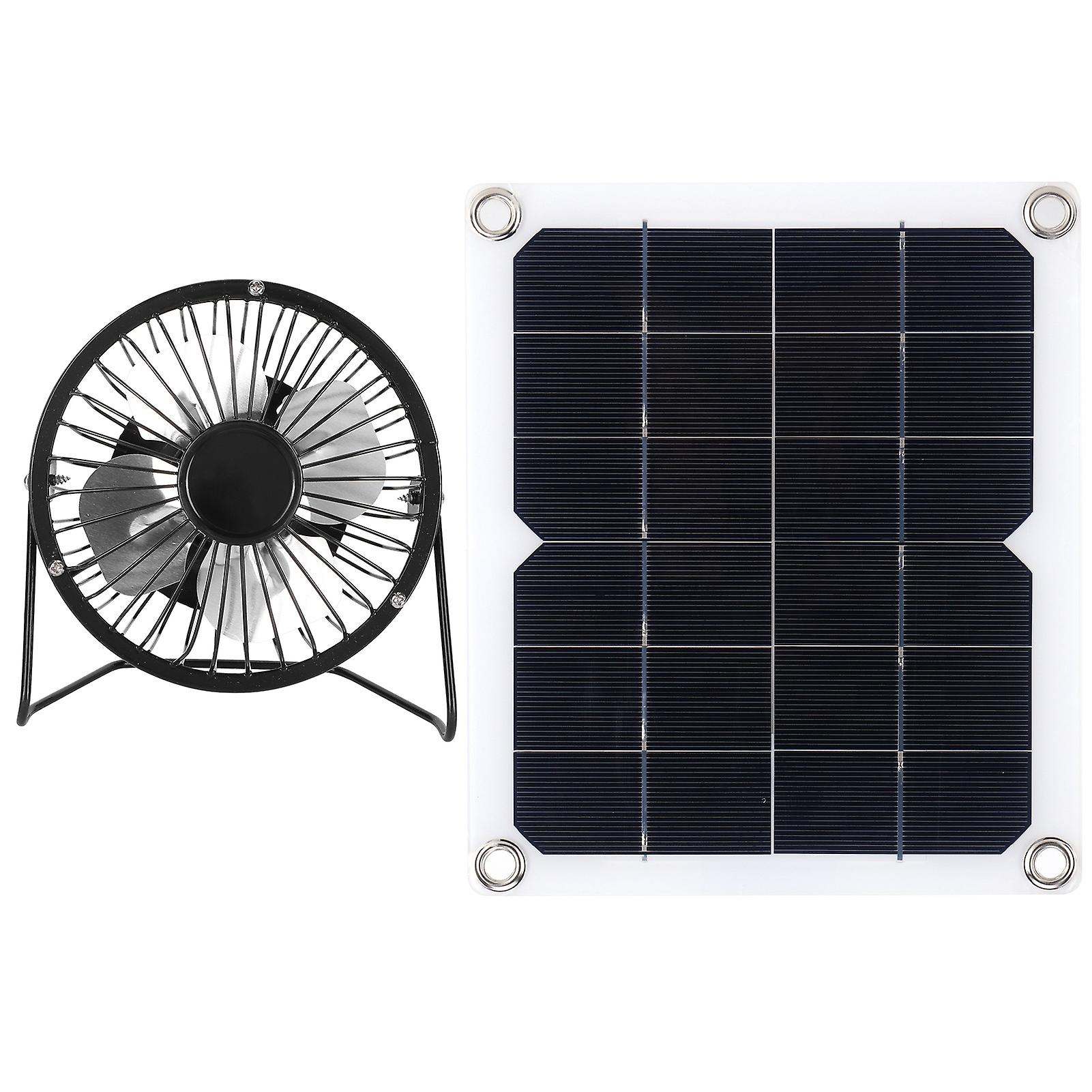 10w Solar Panel With Cooling Fan Photovoltaic Solar Panel For Home Pet Dog House