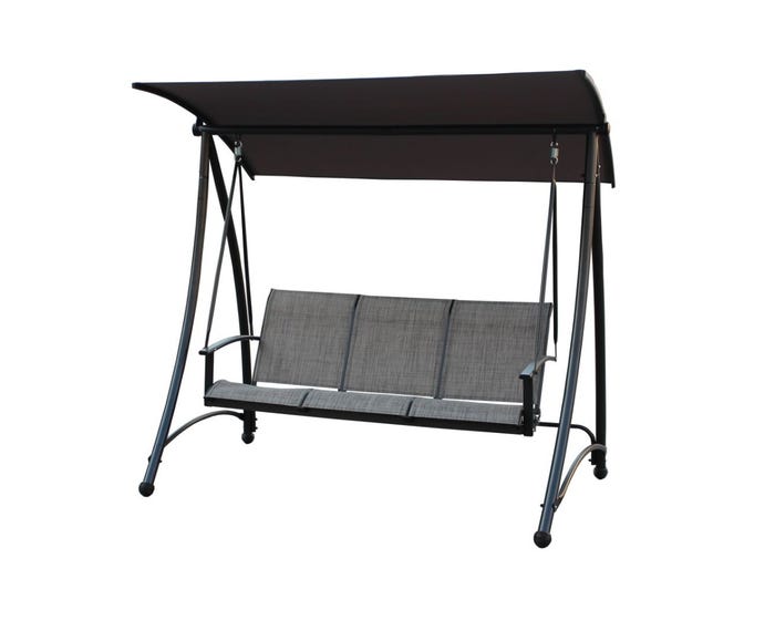 Backyard Expressions 3-Seater Patio Swing with Canopy - 911023