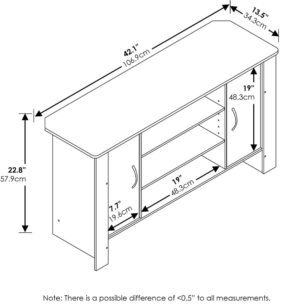 TV Stand Entertainment Center  Espresso   Transitional   Entertainment Centers And Tv Stands   by Imtinanz  LLC  Houzz