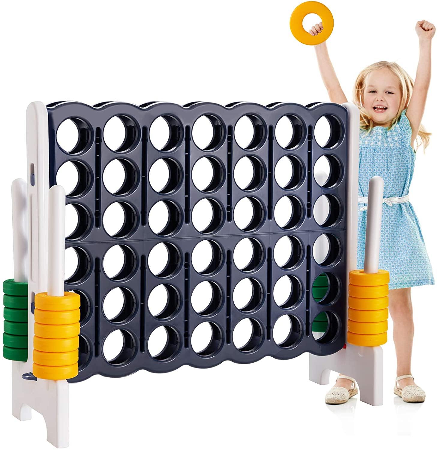 Costzon Giant 4-in-A-Row, Jumbo 4-to-Score Giant Games for Kids Adults