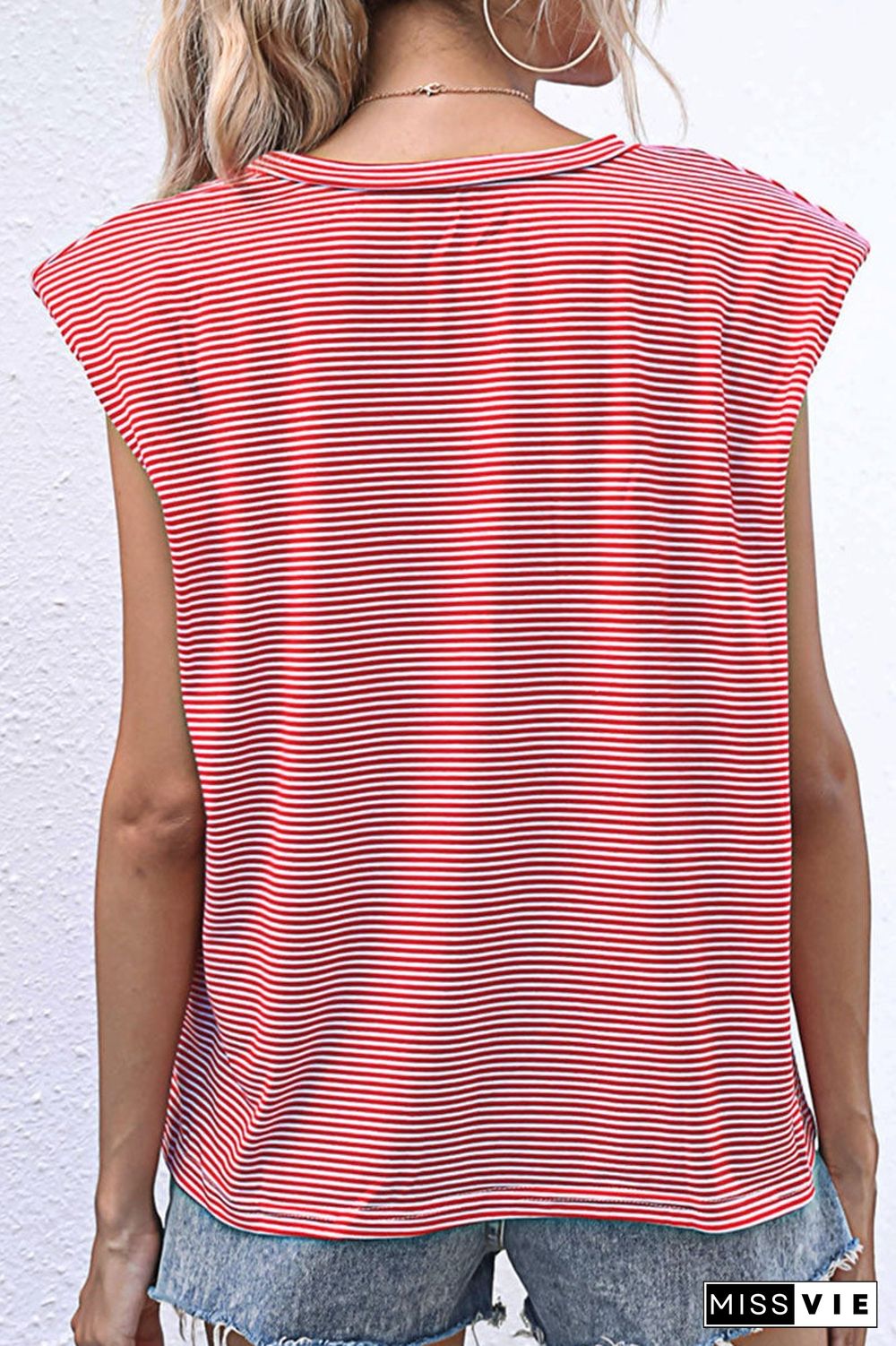 Casual Solid Split Joint O Neck T-Shirts(10 Colors)