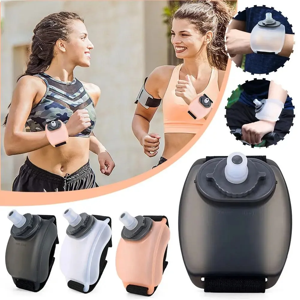 Mini Running Wrist Water Bottle Kettle Holder Outdoor Camping Hiking Marathon Riding Climbing Portable Water Cup