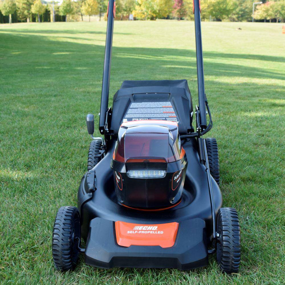 ECHO eFORCE 56-Volt 21 in. Cordless Battery Walk Behind Self-Propelled Lawn Mower (Tool Only) DLM-2100SPBT