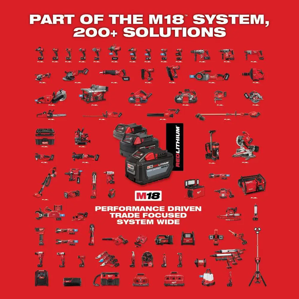 MW M18 FUEL 18-Volt Lithium Ion Brushless Cordless Combo Kit 6-Tool with 12 in.
