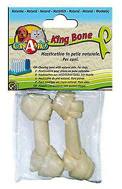 Nayeco King Bone dog bone white knot 10 cm (Dogs ， Treats ， Bones)