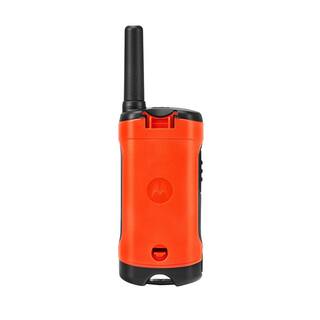 MOTOROLA Talkabout T265 Rechargeable 2-Way Radio Sportsman Edition in Orange with Black (2-Pack) T265