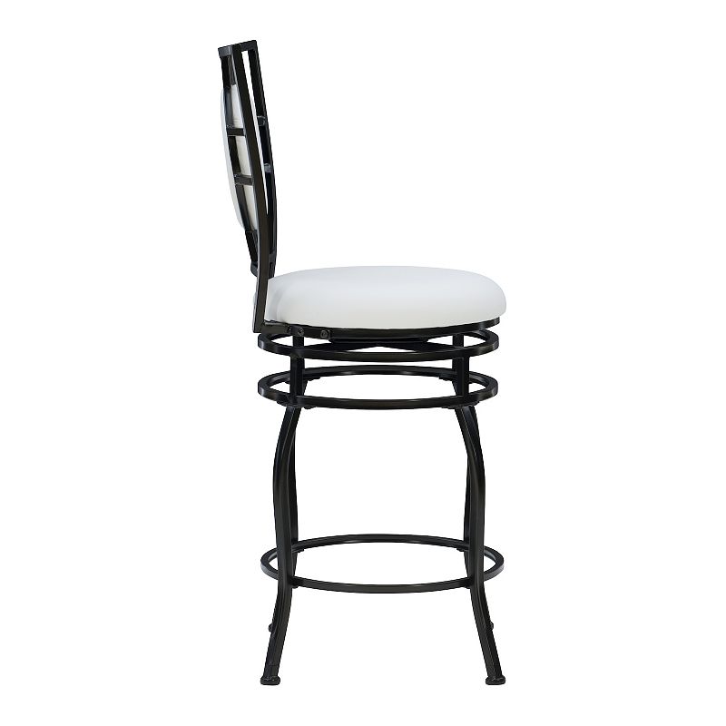 Linon Townsend Adjustable Swivel Bar Stool