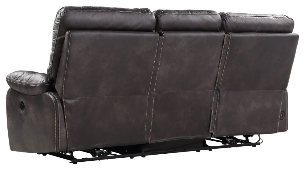 Kimberly Reclining Sofa  Dark Graphite   Contemporary   Sofas   by Lorino Home  Houzz