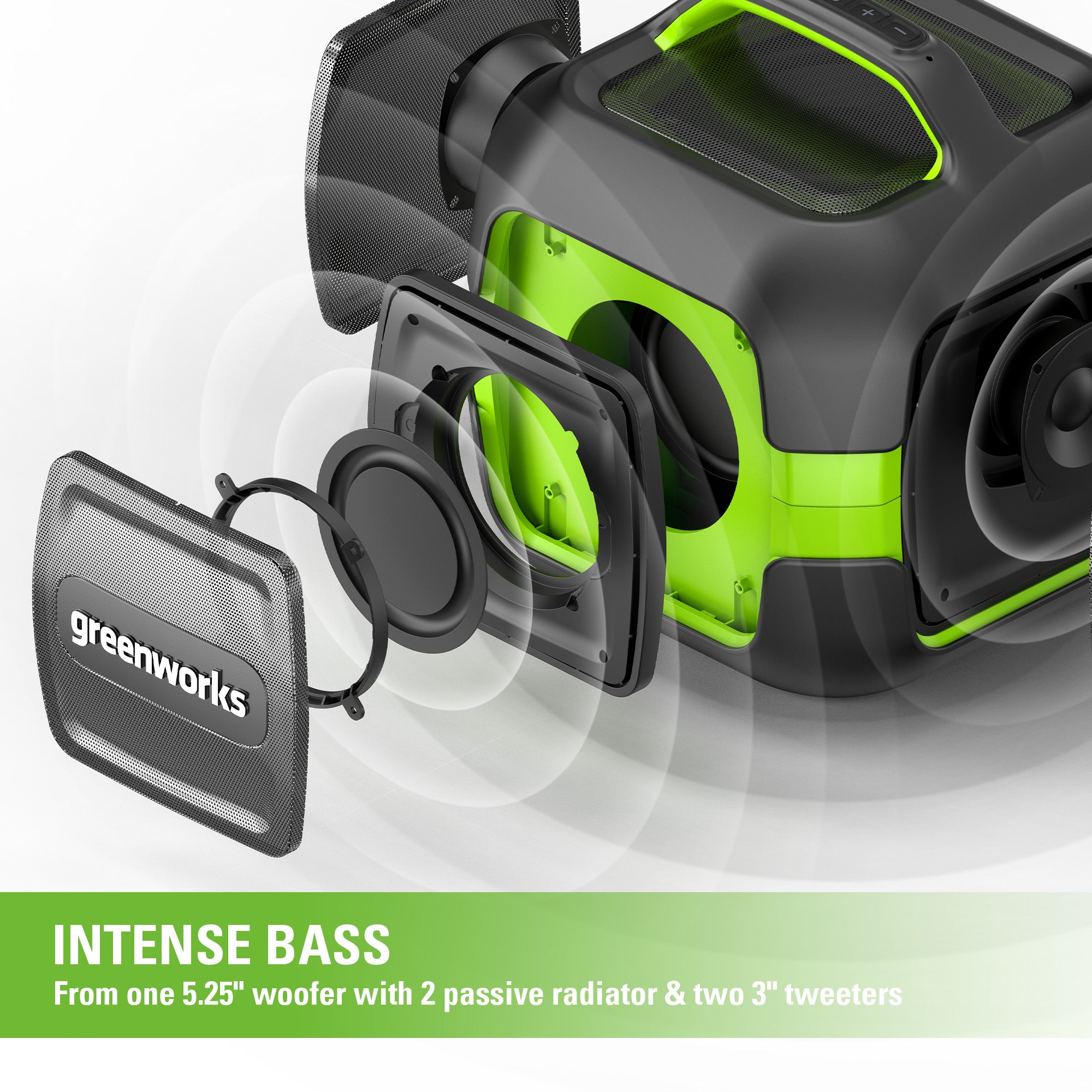 24V Cordless Battery Bluetooth Speaker | Greenworks