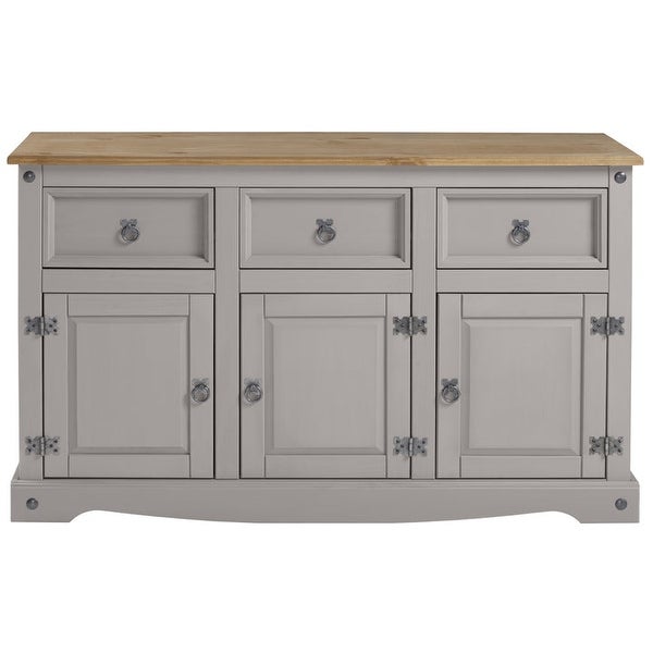 Wood Buffet Sideboard Corona Gray | Furniture Dash