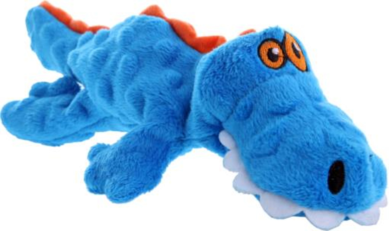 GoDog Gators Blue Dog Toy， Small