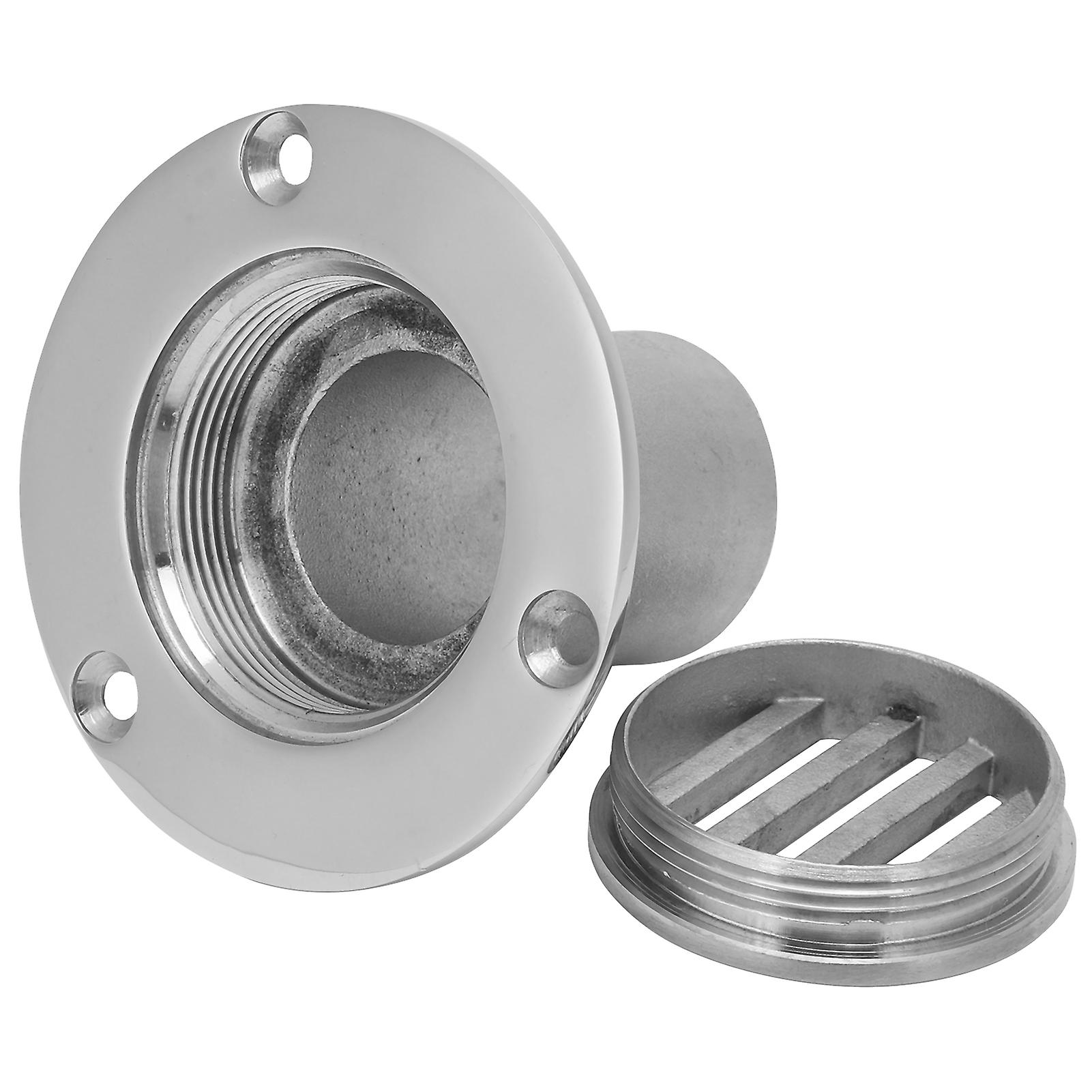 Mjs025 Marine Boat Yacht Floor Deck Drain Scupper 316 Stainless Steel Water Drain