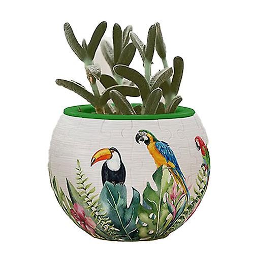 Pintoo Flowerpot 3D Jigsaw Puzzle 80pcs (Bird ofParadise)