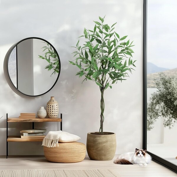 Modern Large Fake Plant Decor in Pot for Indoor Outdoor