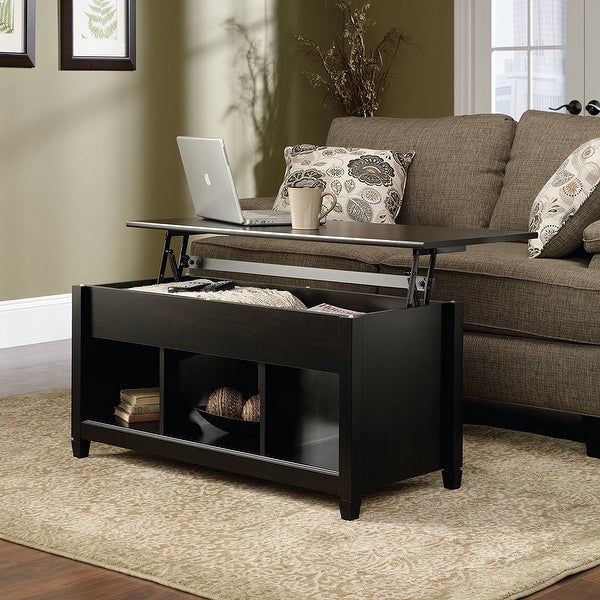 Wood Lift Top Coffee End Table with Storage