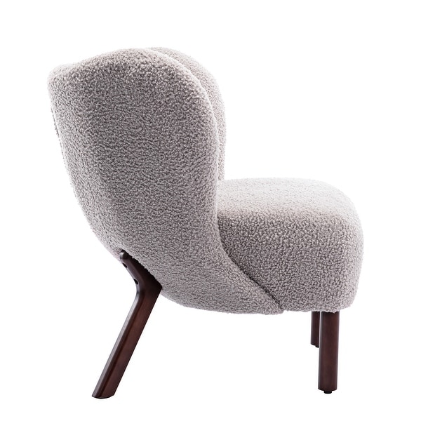 Modern Design Wingback Chairs with Solid Wood Legs