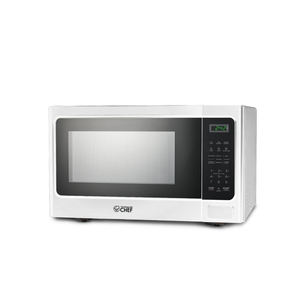 Commercial CHEF 204 in Width 13 cu ft White 1000Watt Countertop Microwave Oven