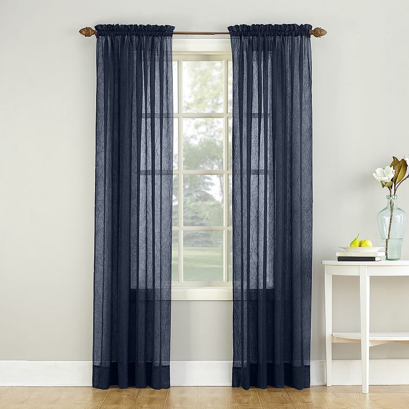 No. 918 Erica Crushed Sheer Voile Window Curtain