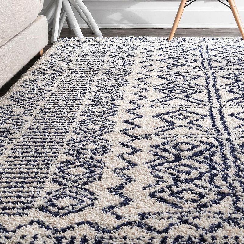 nuLOOM Hurley Tribal Shaggy Rug