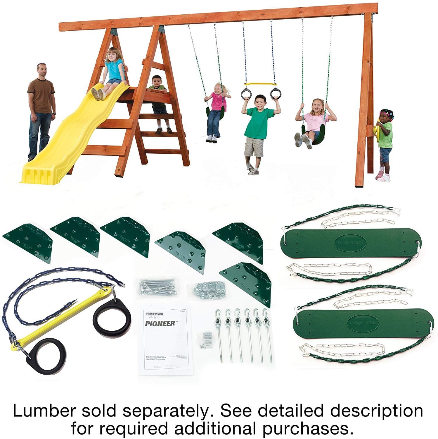 Swing-N-Slide Pioneer Custom DIY Hardware Kit for Swings