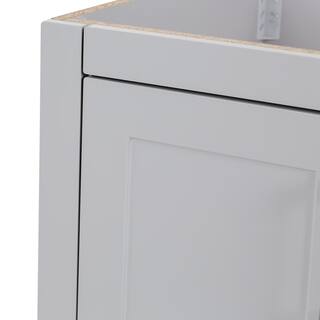 Home Decorators Collection Craye 30 in. W x 21.6 in. D x 34 in. H Bath Vanity Cabinet without Top in Pearl Gray CY30-PG