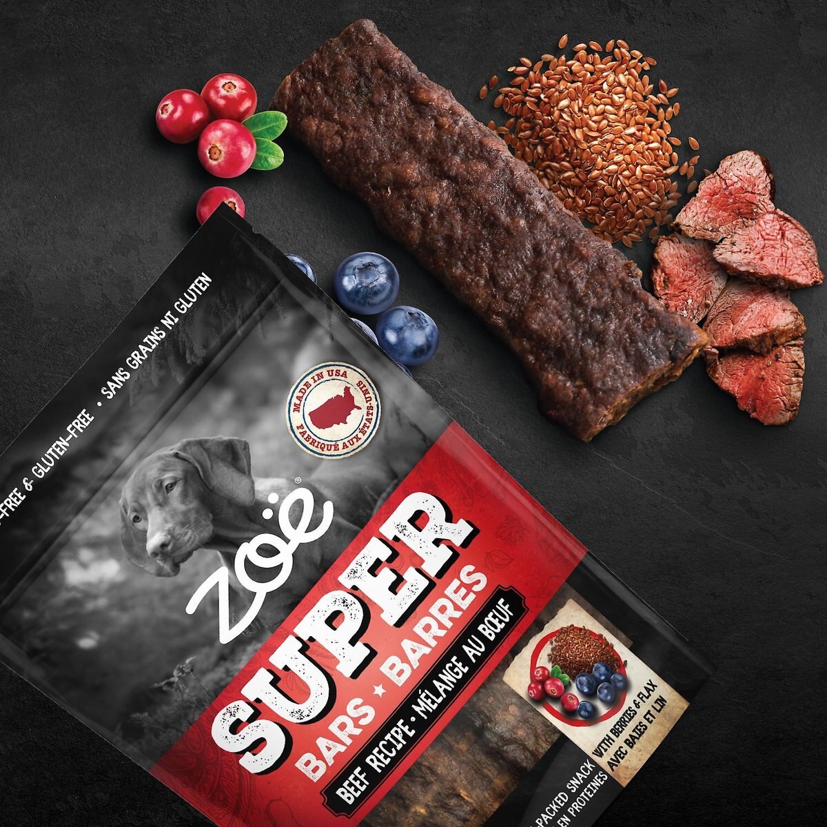 Zoe Super Bar Beef Recipe Grain-Free Dog Treats