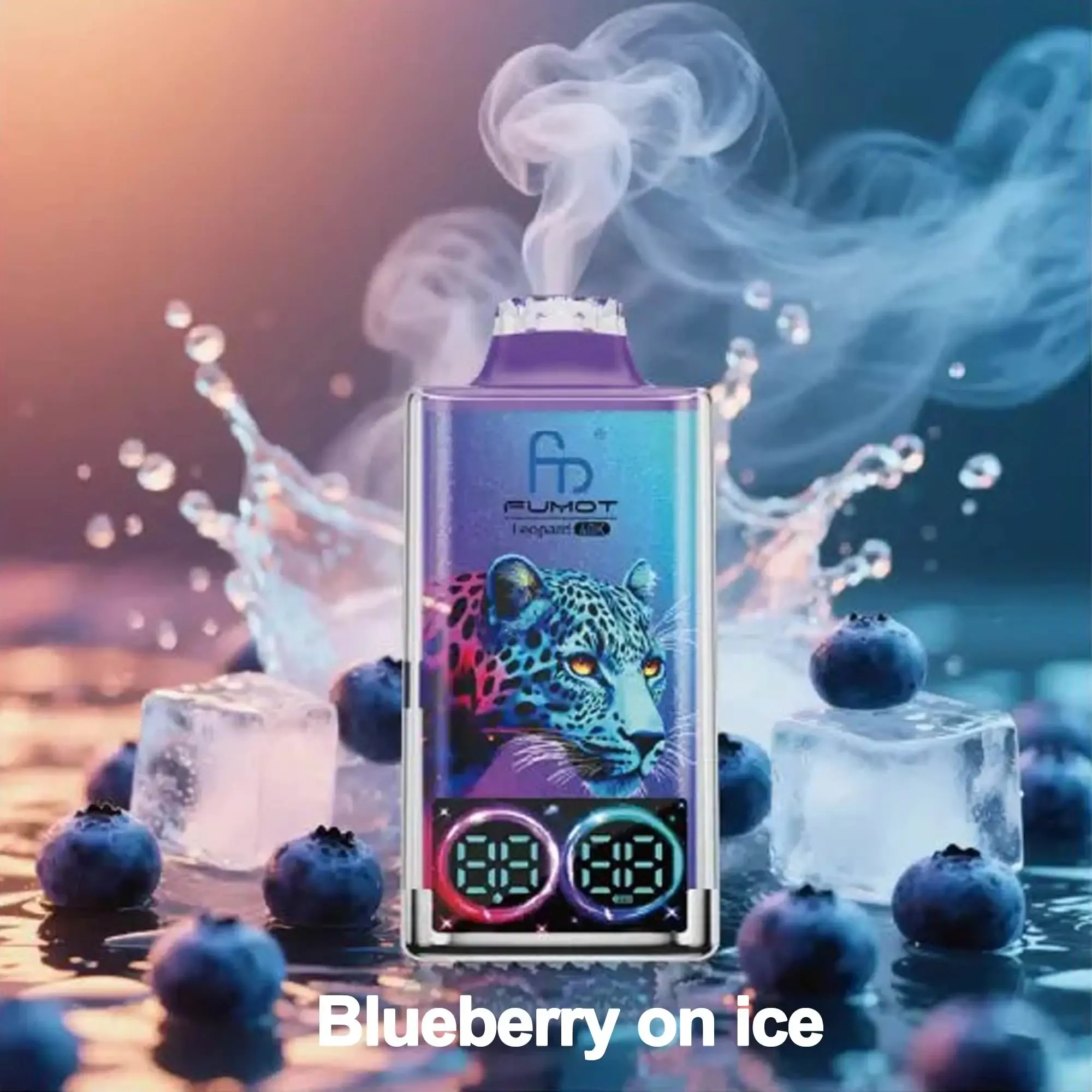 Fumot 40K Leopard Disposable Vape - Blueberry on Ice