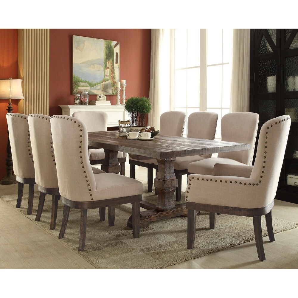 Tallega Salvage Brown Dining Table with Removable Leaf