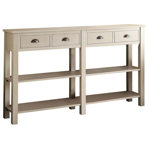 Acme Furniture Galileo Cream Wood Console Table