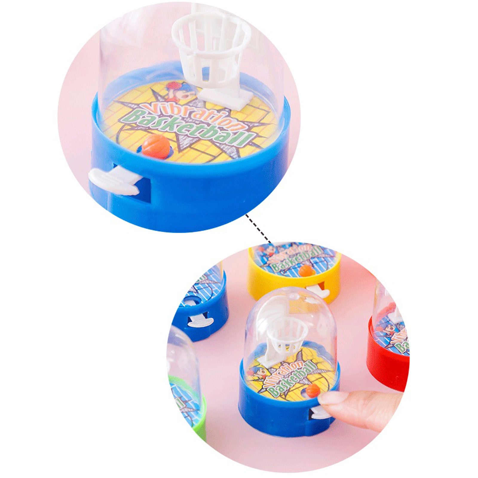 Takeoutsome Kids Mini Shooting Toys Handheld Palm Toy Mini Finger Basketball Shooting Game Desktop Table Basketball Game Toys Gift