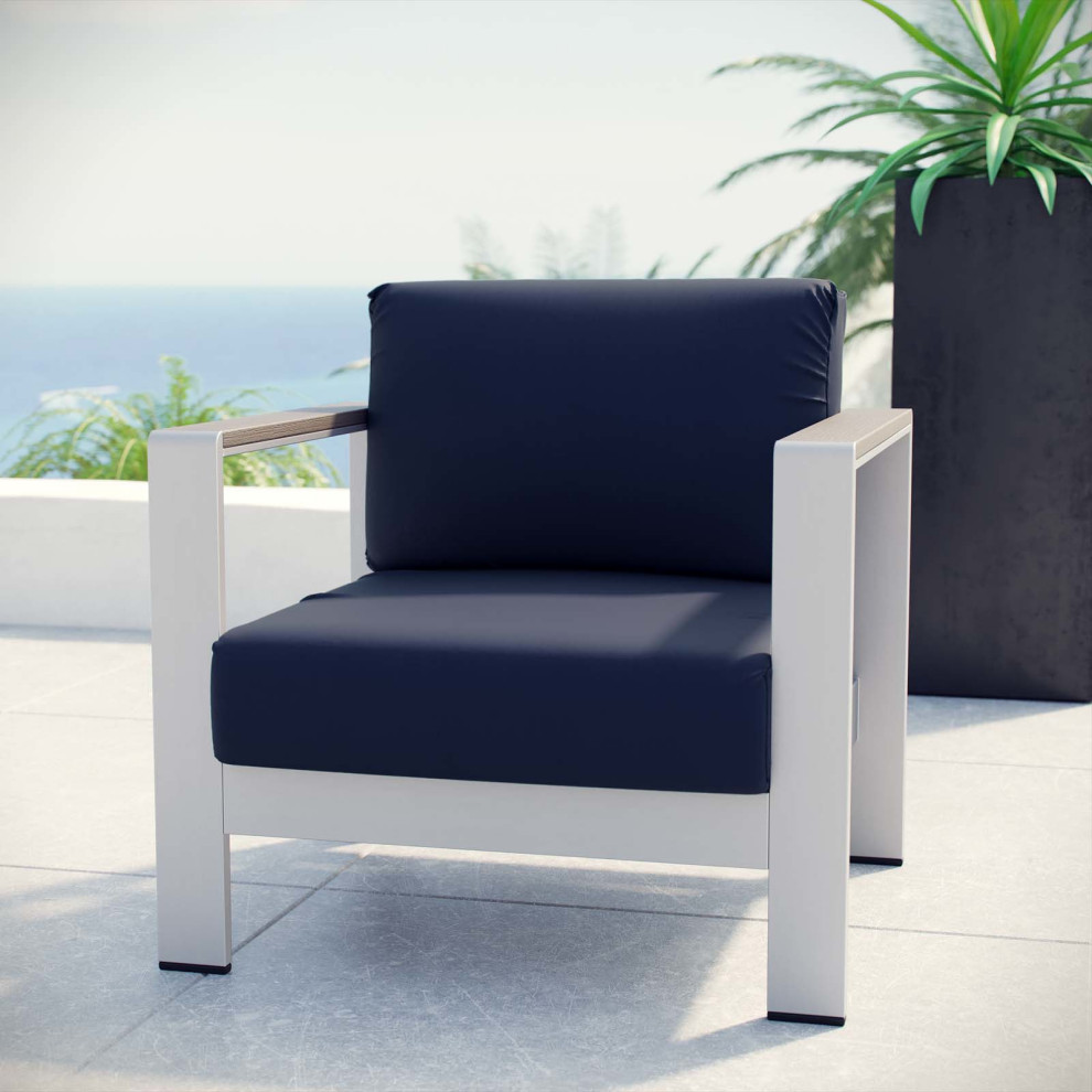 Butler Outdoor Armchair   Contemporary   Outdoor Lounge Chairs   by HedgeApple  Houzz