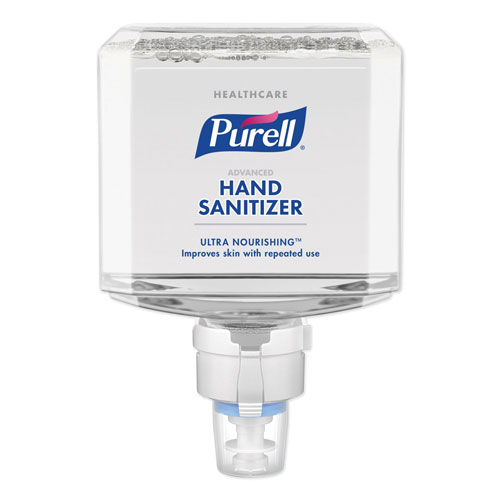 Gojo Purell Healthcare Advanced Foam Hand Sanitizer | 1，200 mL， Natural Scent， For ES8 Dispensers， 2