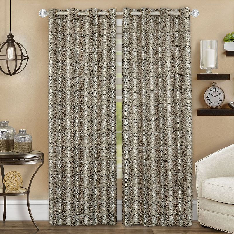 Achim Python Grommet Window Curtain