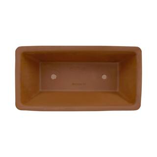 MSI 12 in. L x 12 in. W x 5 in. T Terra Cotta Indoor Outdoor Natural Clay Window Box Pot (2-Pack) PTCLWNBX125.5NC