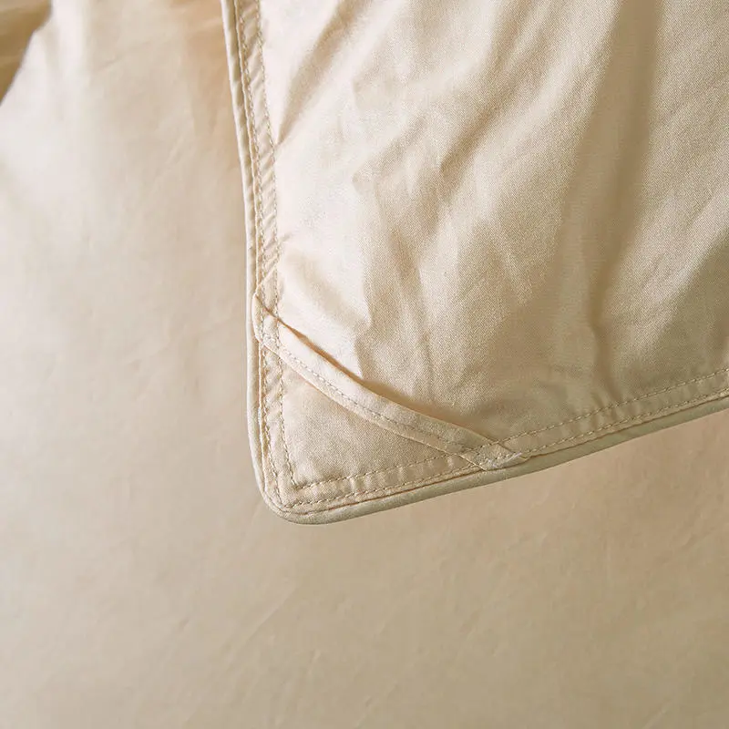 Bahiya Square Quilted Cotton Goose Down Filling Comforter