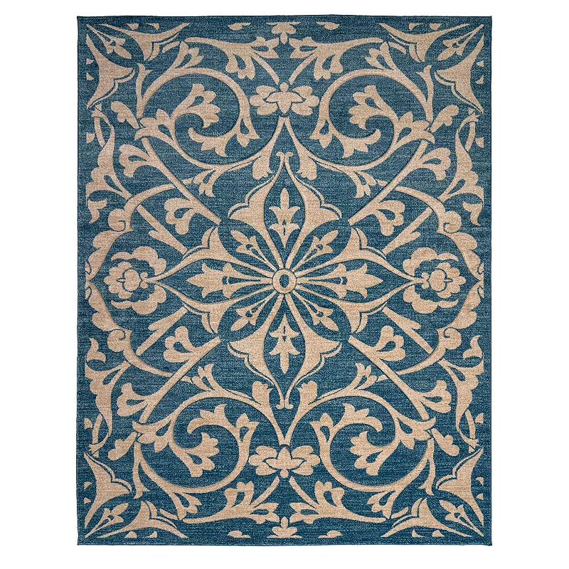 Avenue 33 Bravo Waite Blue Area Rug