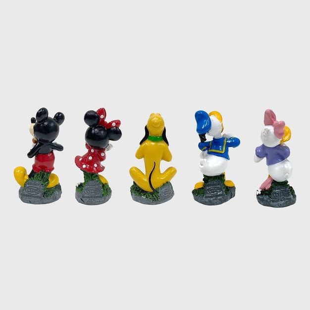 Disney 5pk Polyester Mini Garden Statuette Set