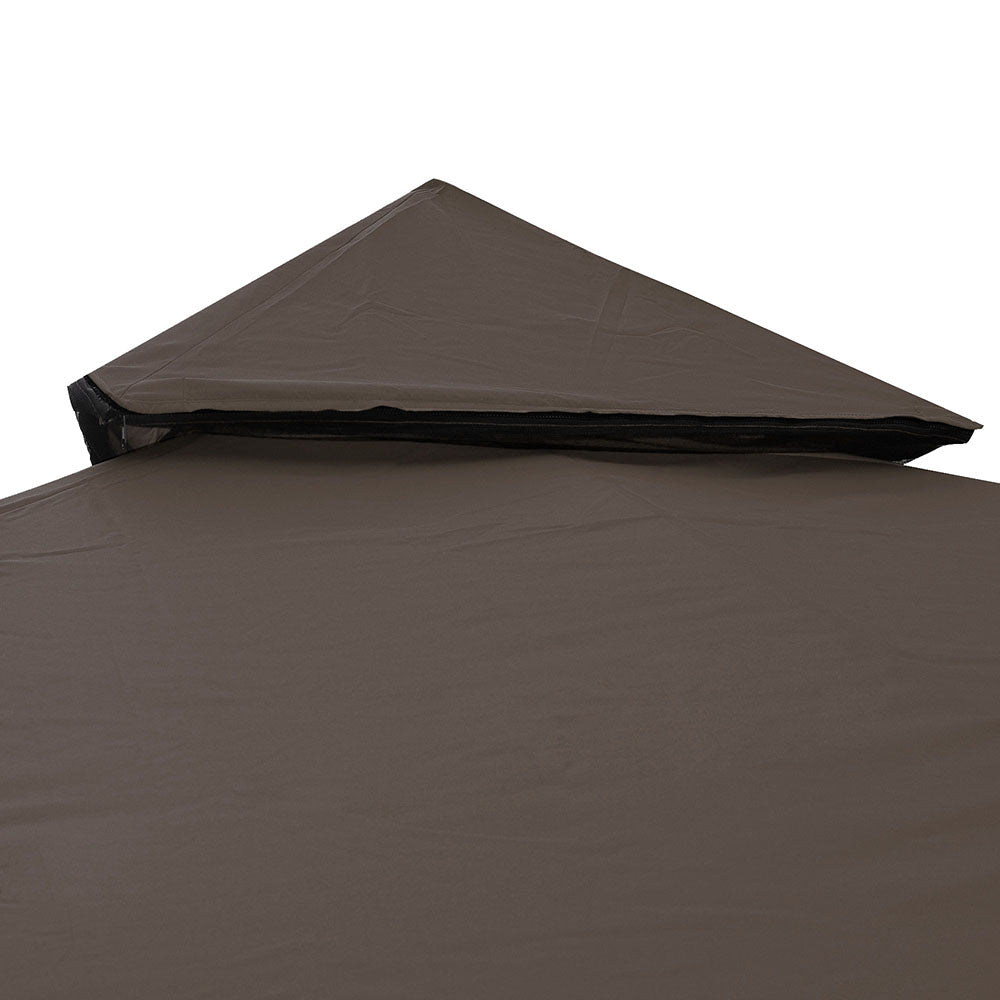 Yescom 2-Tier 9.76'x9.76' Replacement Gazebo Canopy Top Patio Cover