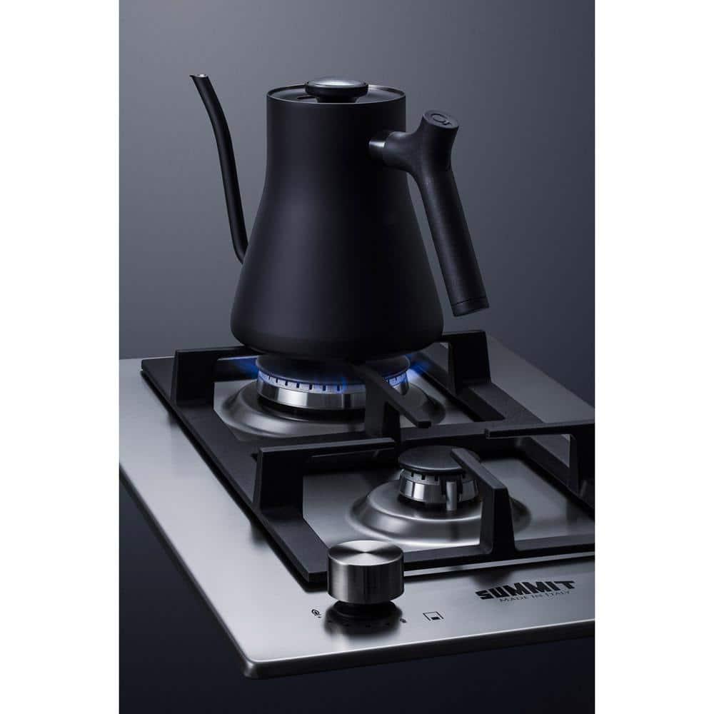 Summit Appliance 12 in Gas Cooktop in Stainless Steel with 2Burners