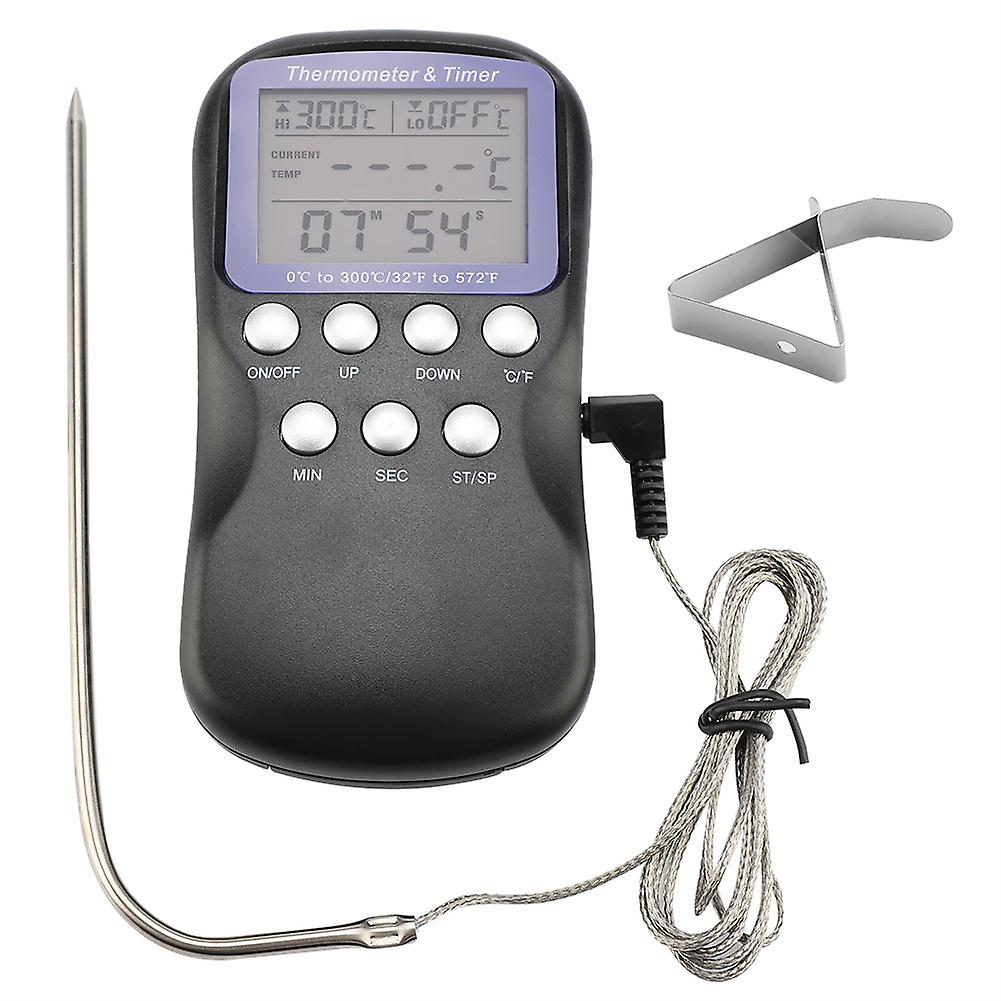 Digital Wired Barbecue Bbq Meat Oven Electronic Thermometer Grill Cooking Food Probe