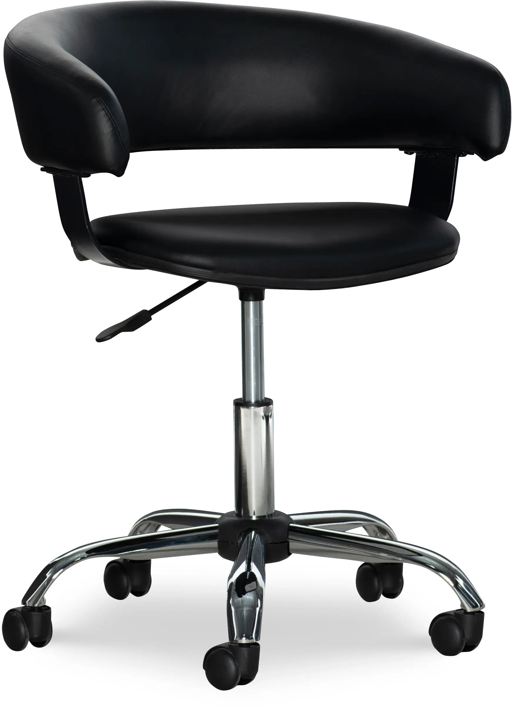 Devan Black Pu Barrel Abs Office Chair