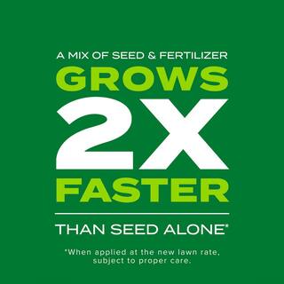 Scotts Turf Builder 5.6 lbs. Rapid Grass Tall Fescue Mix Combination Seed and Fertilizer Grows Green Grass in Just Weeks 18222-1