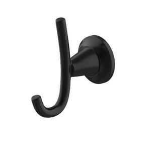 Glacier Bay Constructor Single J Robe Hook in Matte Black 20118-2210H