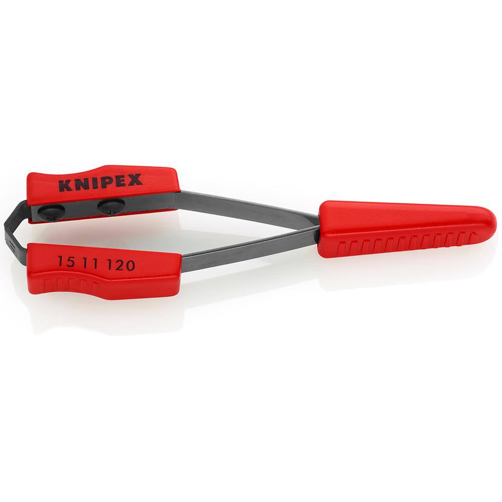 KNIPEX 4-12 in. Coated Wire Stripping Tweezers 15 11 120