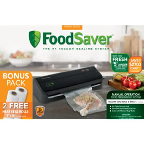 FoodSaver Vacuum Sealing System Bundle Pack