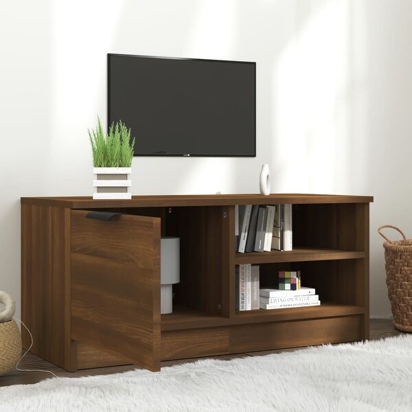 TV Cabinet Brown Oak 31.5