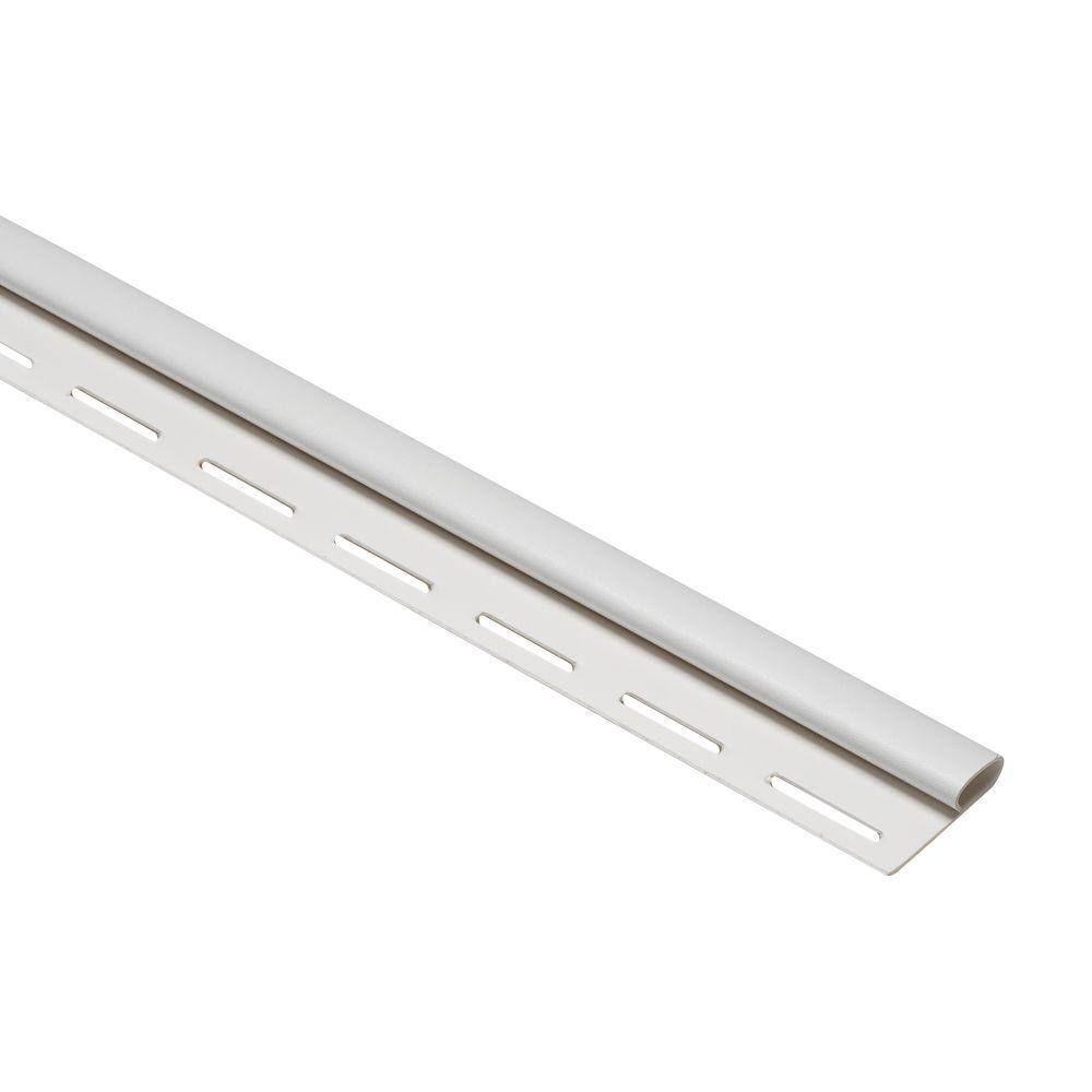 Ply Gem 1-12 in. White Vinyl Finish Trim VFT04H
