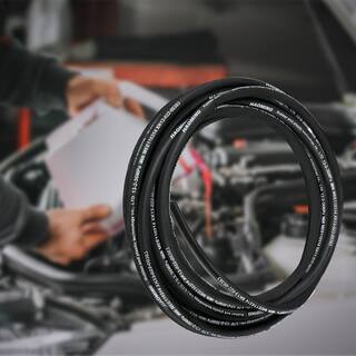 VEVOR Hydraulic Hose 50 ft. Rubber Gasoline Oil Transfer Hose 12 in. with 2 High-Tensile Steel Wire Braid 5000 PSI Max 00PSIX5NJR2YV2MH3V0